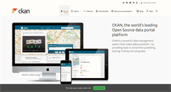 Desktop Screenshot of ckan.org