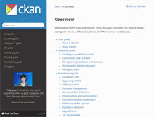 Tablet Screenshot of docs.ckan.org